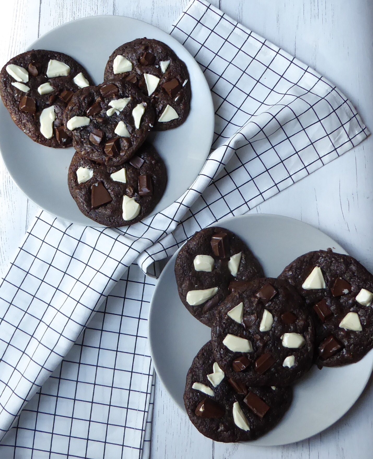 triple chocolate cookies