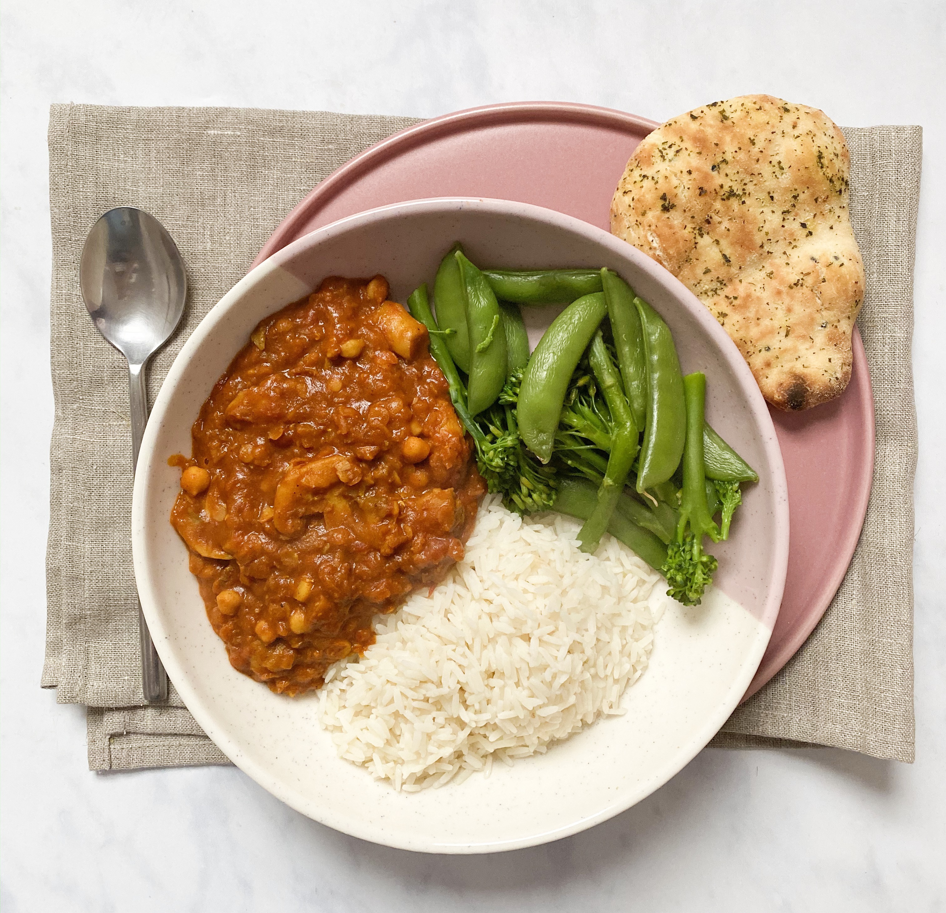 Easy Vegan Lentil and Chickpea Dahl Recipe