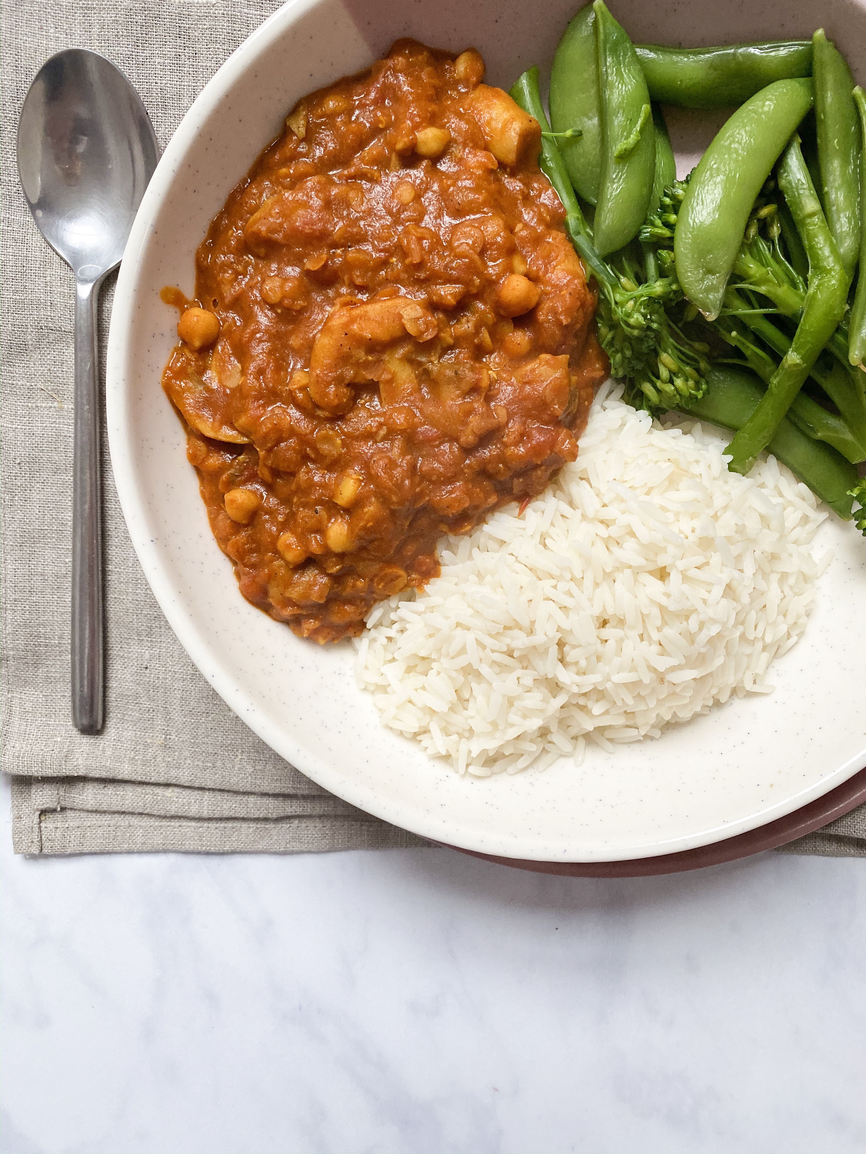 Easy Vegan Lentil and Chickpea Dahl Recipe