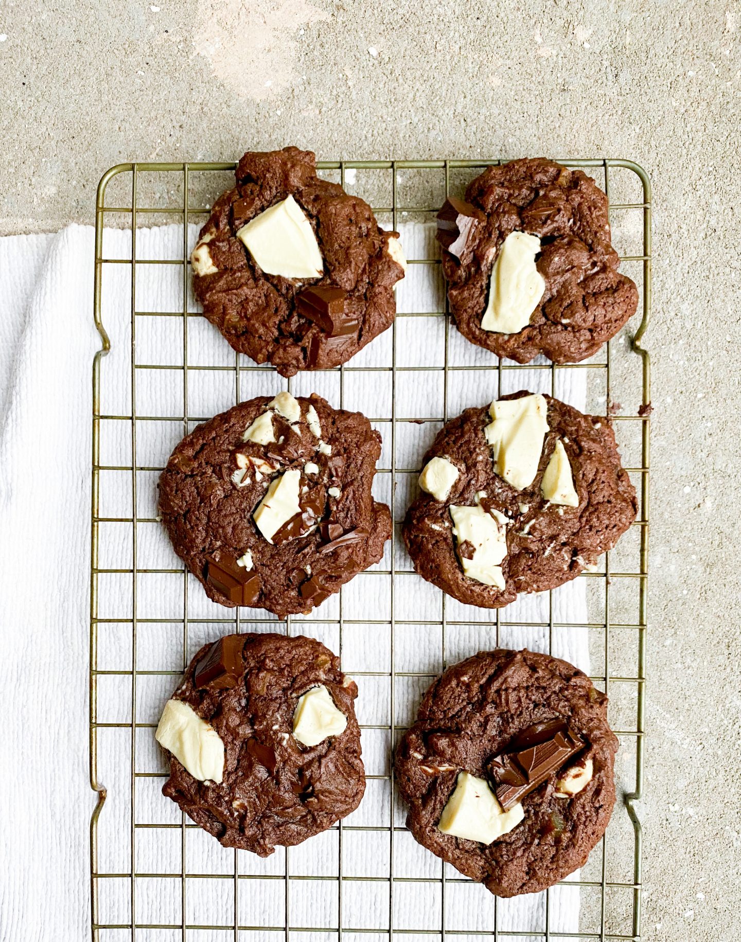 Vegan Triple Chocolate Monster Cookies