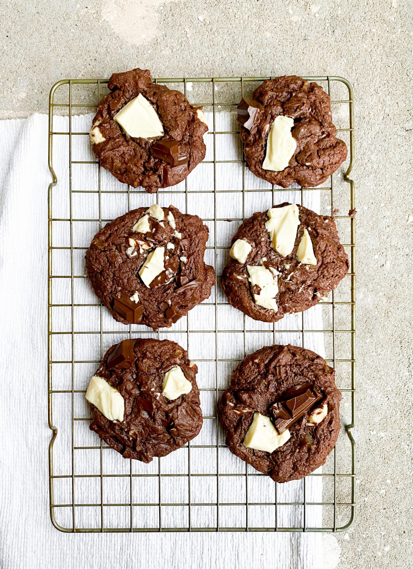 Vegan Triple Chocolate Monster Cookies