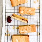 strawberry and almond slices