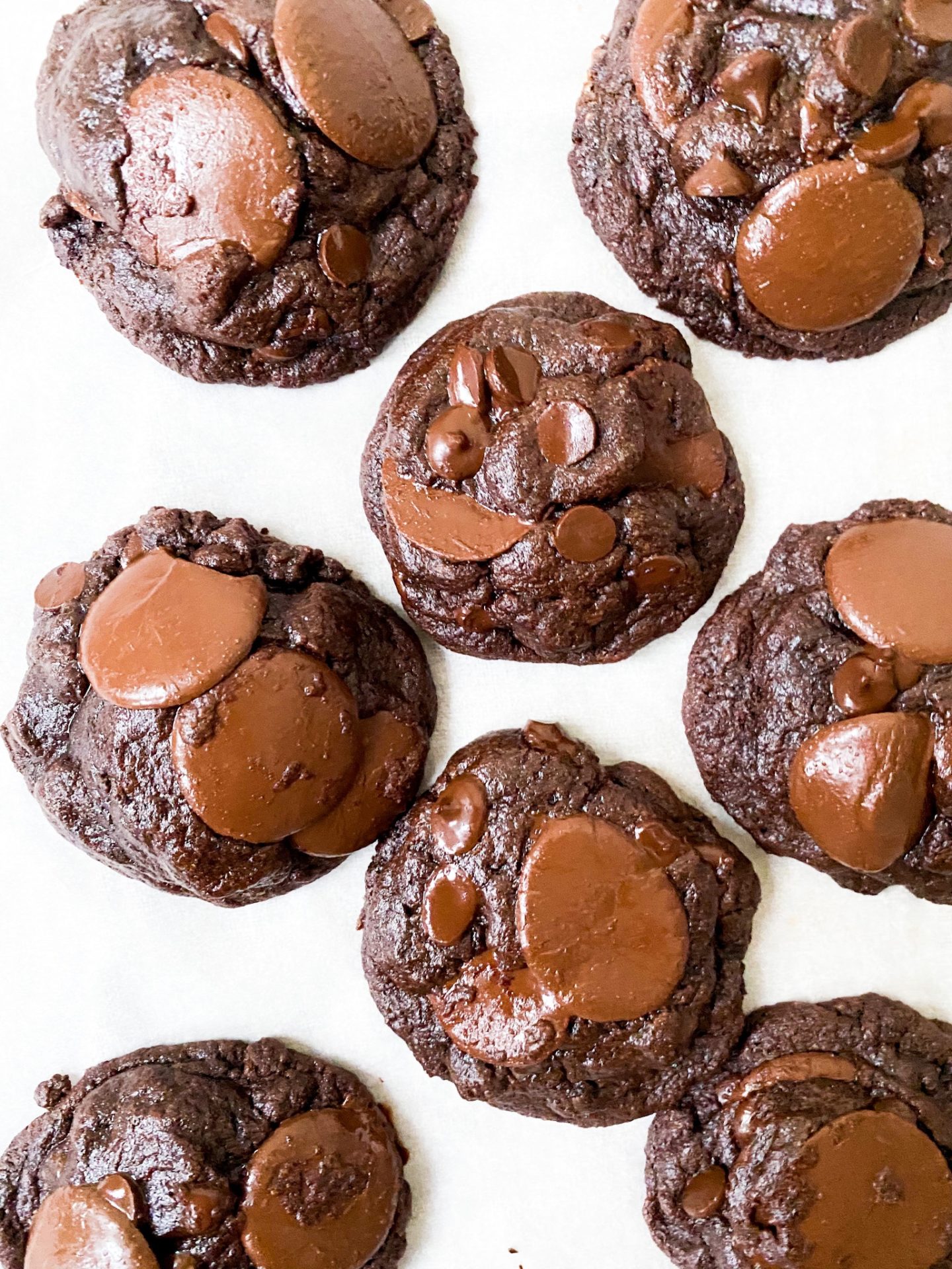 Double chocolate dairy free monster cookies