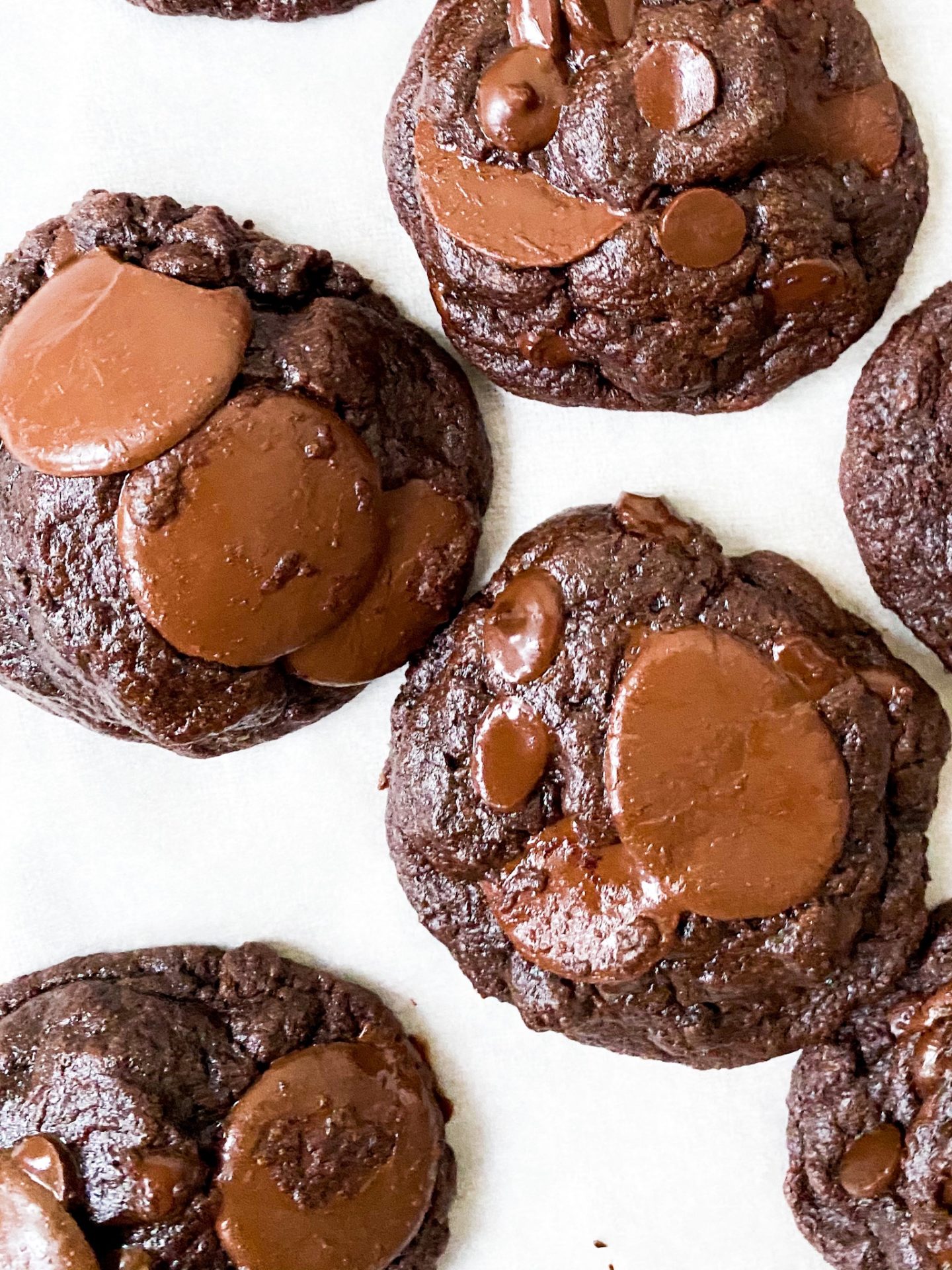 Double chocolate dairy free monster cookies