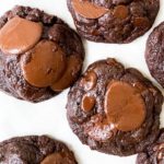 double chocolate dairy free monster cookies