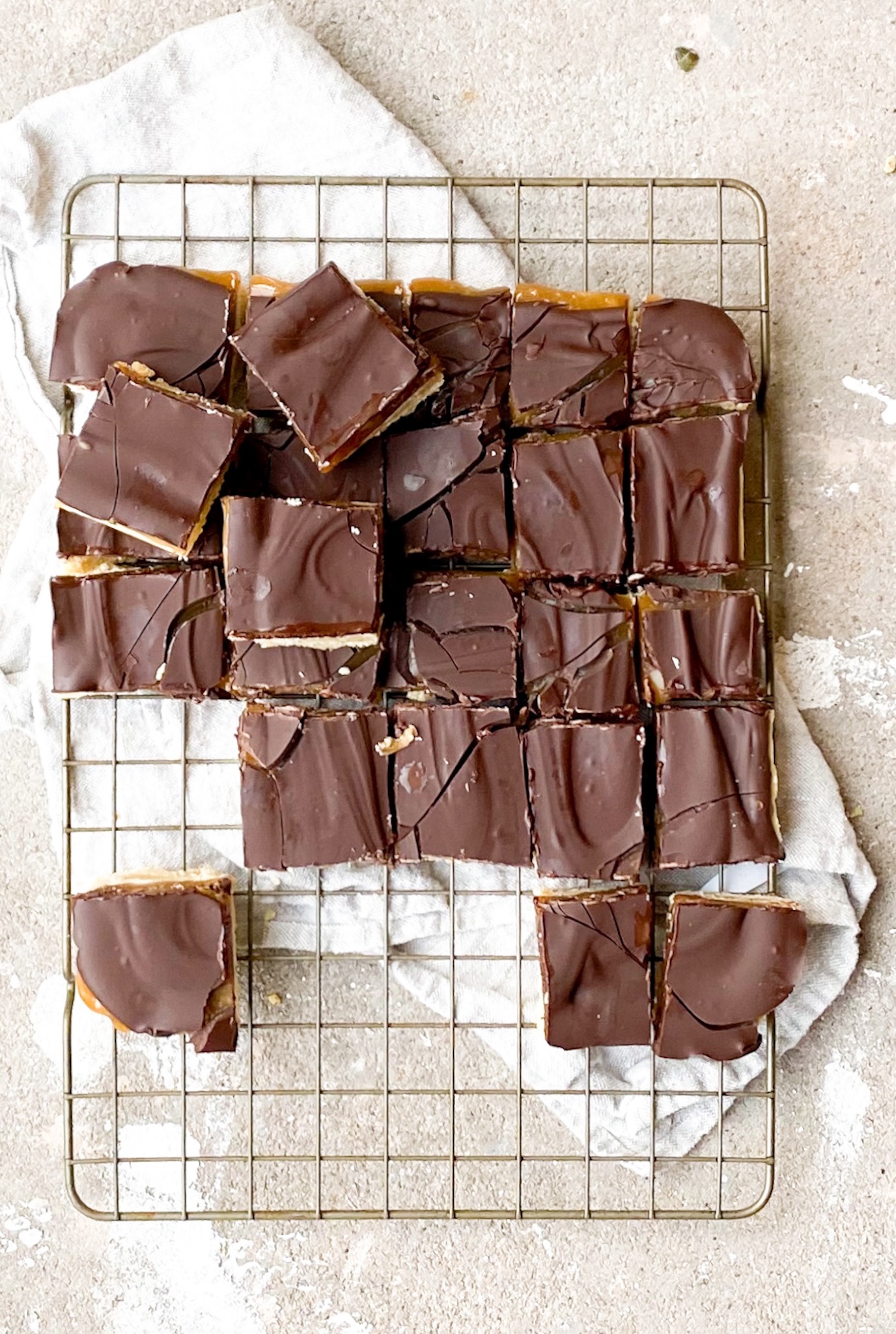 Vegan millionaires shortbread